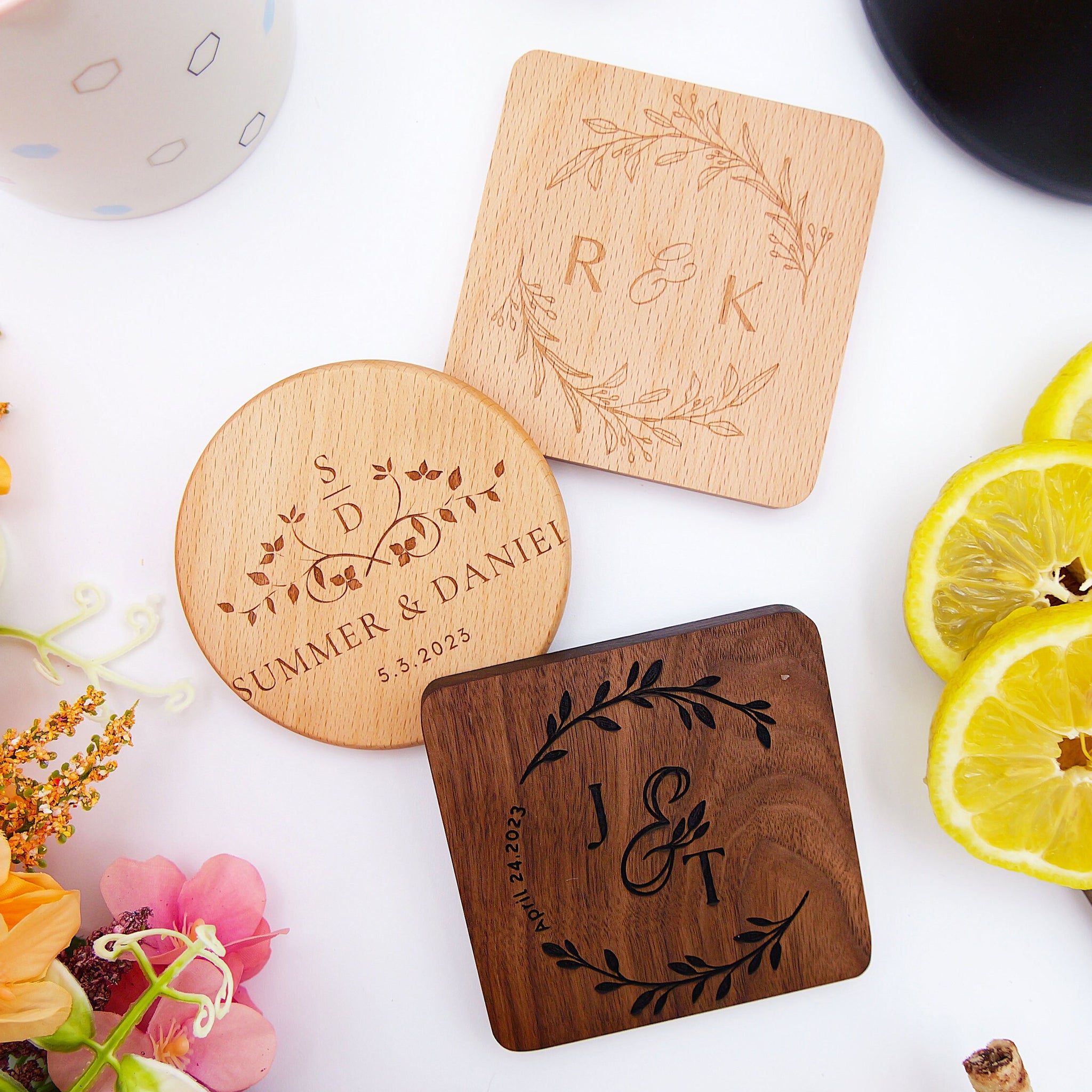 Personalized Wooden Coaster