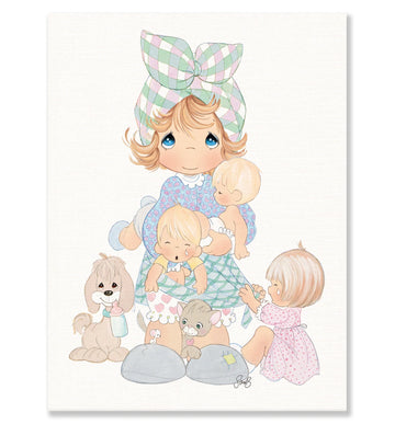 Precious Moments The Joy of Motherhood Canvas Art