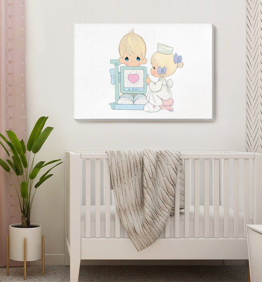 Precious Moments Confirmed You have a Big Heart Canvas Art