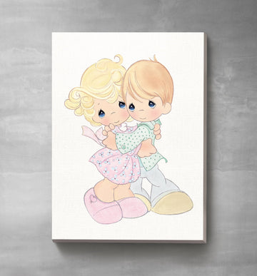 Precious Moments First Dance Canvas Art