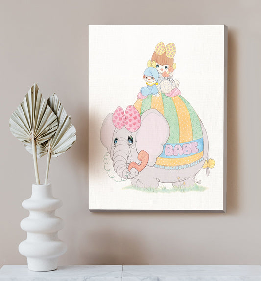 Precious Moments Day at the Circus Canvas Art