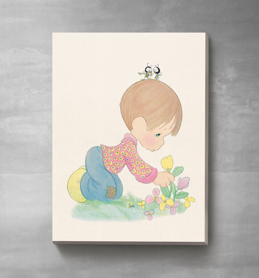 Precious Moments It's Spring Canvas Art