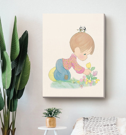 Precious Moments It's Spring Canvas Art