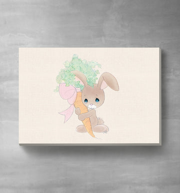 Precious Moments Bunny Canvas Art