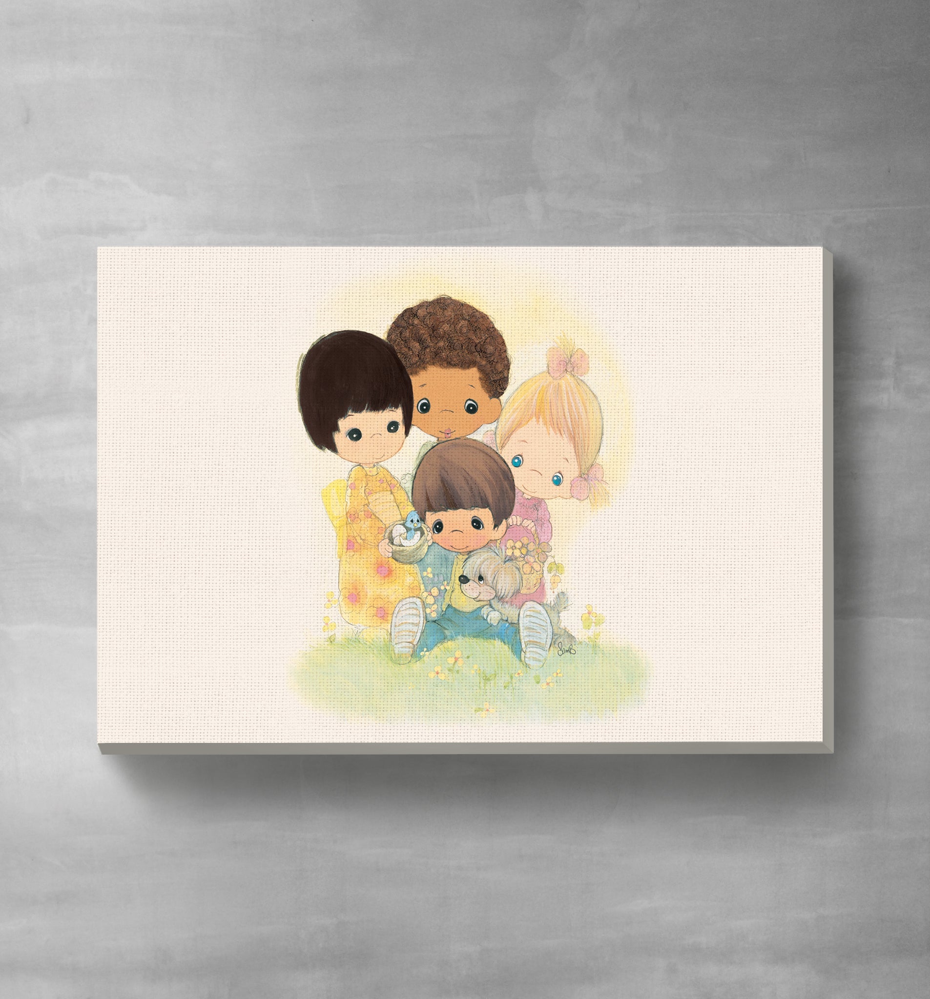 Precious Moments Making Memories Canvas Art