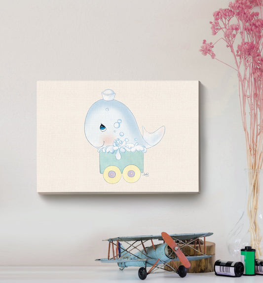 Precious Moments Whale Canvas Art