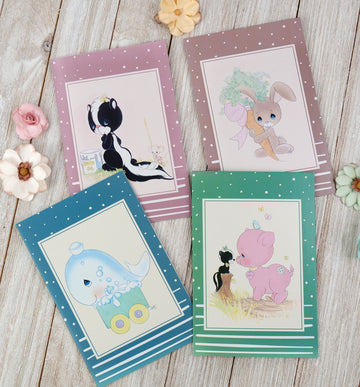 Precious Moments Baby Animal Greeting Cards - 20 Pack Assortment