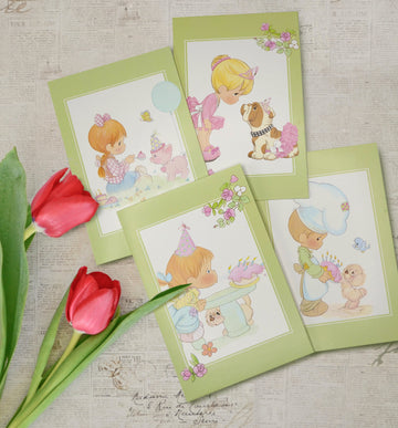 Precious Moments Happy Birthday Cards Set - 20 Pack Assortment