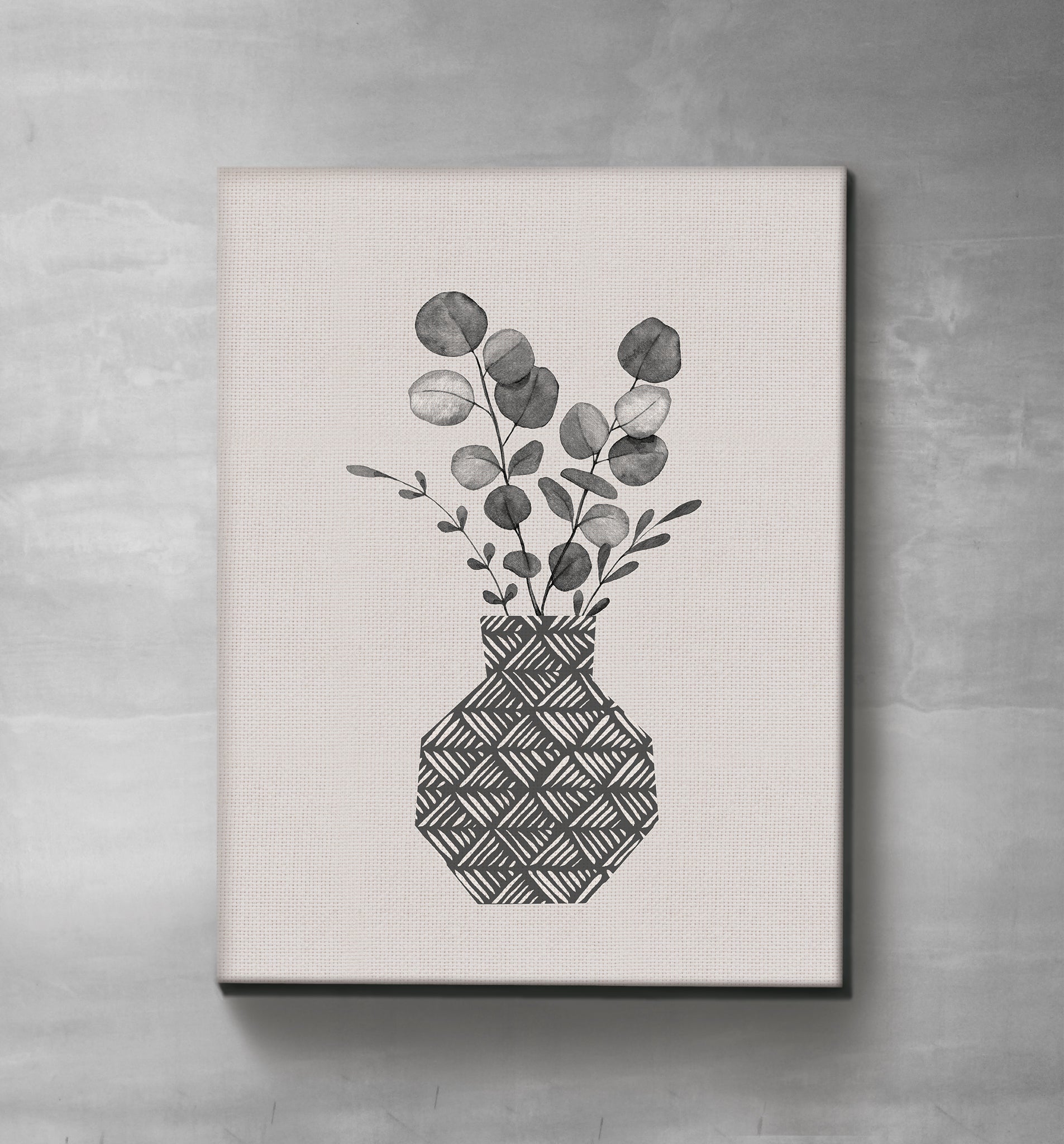 Eucalyptus Leaves In Vase