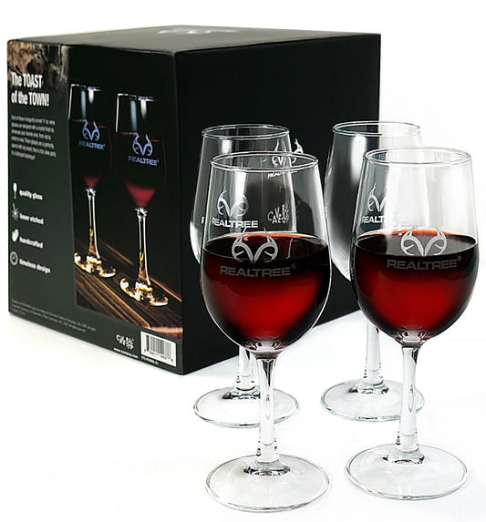 Realtree Wine Glasses - Set of 4